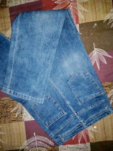 Wide Leg Denim Jeans