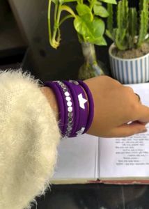Purple Mirror Bangles 💜
