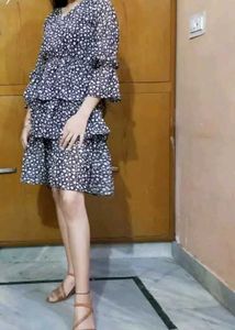 Floral Print Mini Dress
