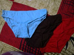 Dressberry Pack Of 3 Cotton Bikini Briefs| Size M