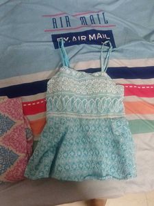 One Strip Embroidery Top