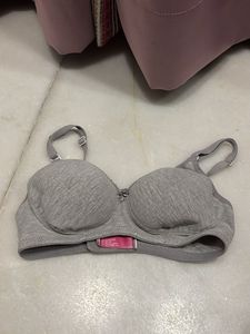 Floret Grey Bra