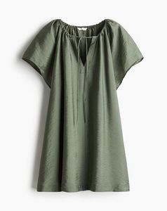 H&M Green A-Line Dress