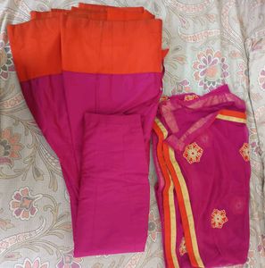 A Kurta With Lehanga