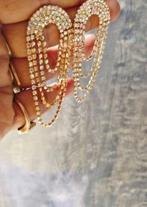 Sparkling Dangle Earrings