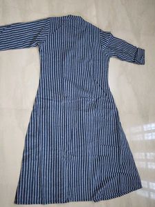 Striped Shirt Dress