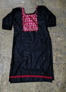 Elegant Black Kurta