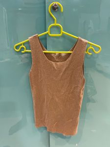 Tan Sleeveless Top