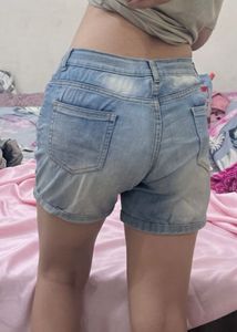 y2k slay-denim shorts