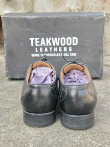 Teakwood Leathers Men’s Black Oxford Shoes