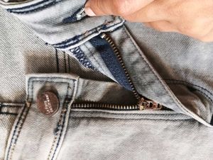 Gray Denim Jeans