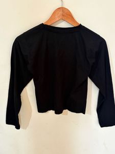 Black Spiderweb Long Sleeve Tee