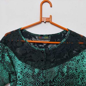 Green Kurta Top