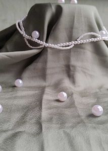 Handmade Pinterest Pearl Necklace