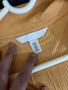 H&amp;M Collared Jersey Top