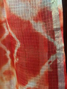 Orange Tie-Dye Dupatta