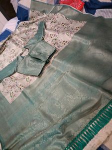 Elegant Green Saree