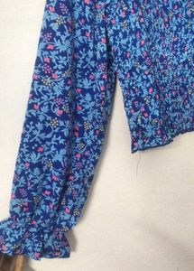 Floral Smocked Top💗