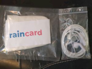 Samsung made in taiwan handsfree and rain card