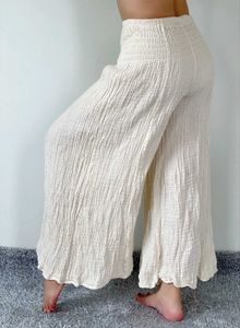 Boho Wide Leg Gauze Pants