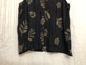 Sonoma Black Printed Vest