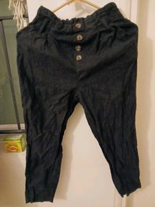 H&amp;M Divided Paperbag Trousers - Black