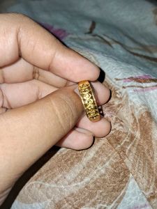 Gold Filigree Band Ring