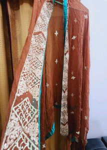 🤎Pakistani Anarkali Demi Stitched Dress