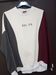 Stylish Color Block Sweatshirt
