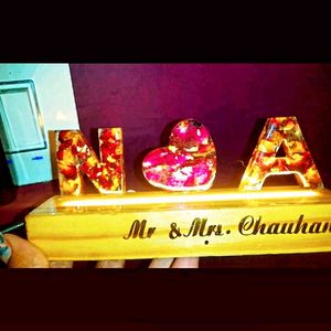 Couple Name Stand Customized
