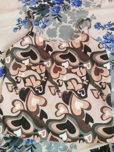 Beautiful Love Printed Top For Women
