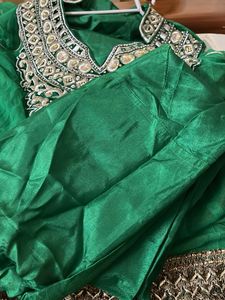Emerald Green Anarkali Dress