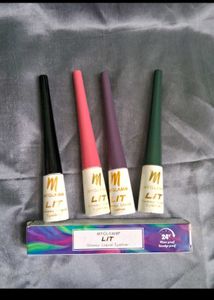 MyGlamm LIT Liquid Eyeliner Pack Of 4