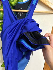 Nike Blue Athletic Tank Top With Bra