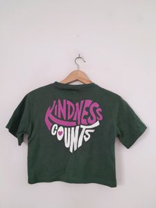 Green Casual T-Shirt (Women&#39;s)