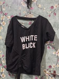 Black &amp; White Graphic Tee