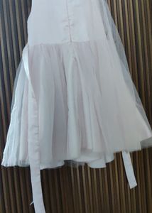 Peach Frock For 5-6 Years