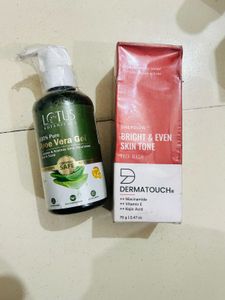(Offer🔥)Lotus &amp; DermaTouch Skincare Set