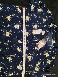 Floral Navy Top - XXL