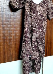 Boho Floral Print Dress