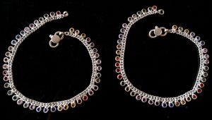 Desi Marwadi Payal Pure Silver (Wt: 45gm)