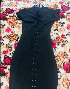 Black Adjustable Bodycon