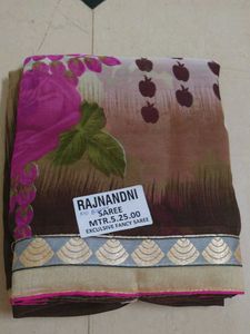 Elegant Floral Saree
