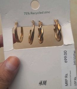 H&M Hoop Earring Set