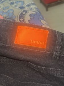 Wide Leg Denim Pants