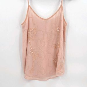 Beaded Tank Top | Temperance | Party Wear | Women