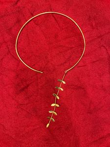 Elegant Anti Tarnish Brass Choker Necklace