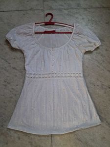 Square Neck Lace Top