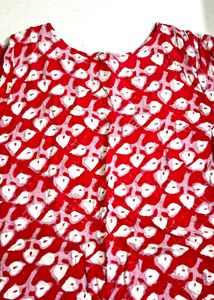 Beautiful Red kurti❤️