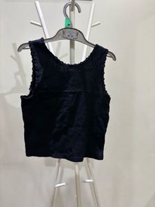 Black Sleeveless Top